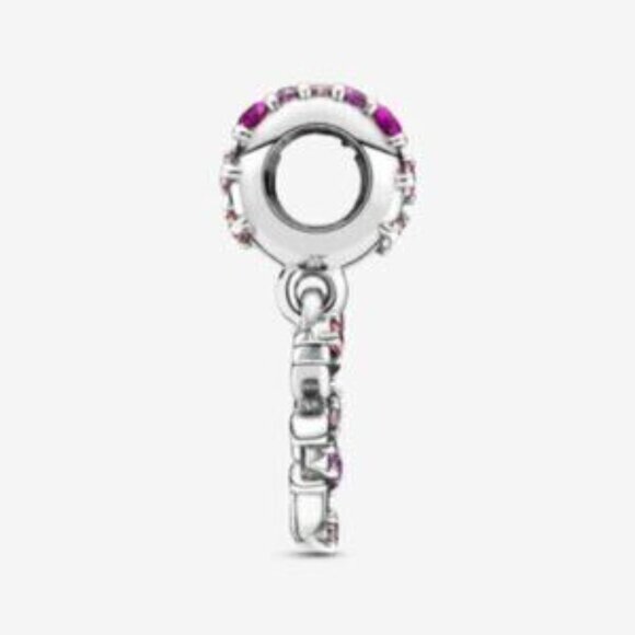 Pandora Pink Heart Family Tree Dangle Charm - Picture 3 of 5